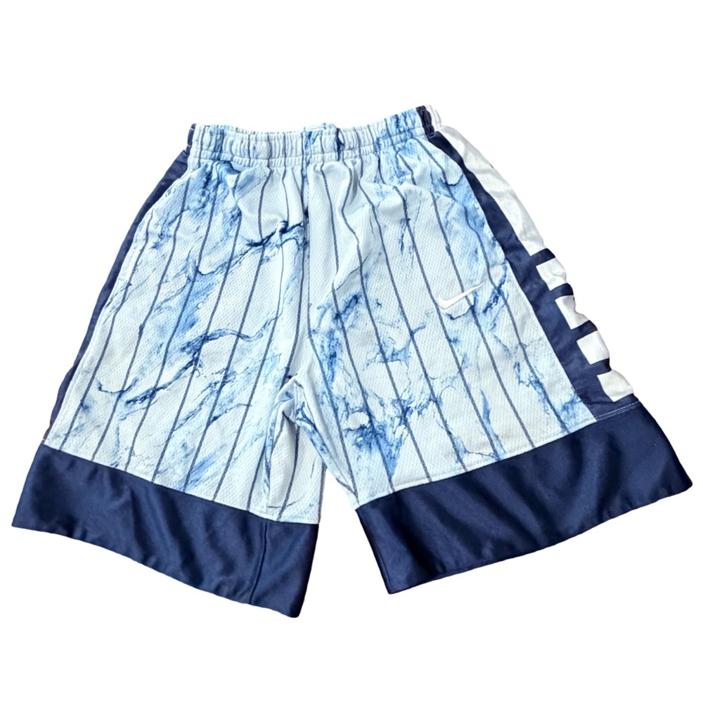 Nike Blue Tie-Dye Shorts - boys size L - good condition